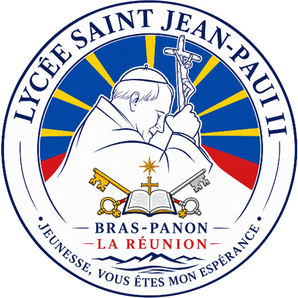 Logo du Lycée Saint Jean-Paul II – Bras-Panon, La Réunion